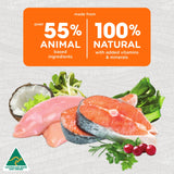 Balanced Life Enhanced Raw Air Dried Salmon & Kibble - 2.5kg & 9kg