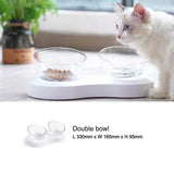 Els Pet Adjustable Double Raised Cat Bowl