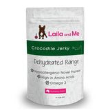 Laila & Me Dried Australian Air Dried Crocodile Jerky Dog Treats 70g