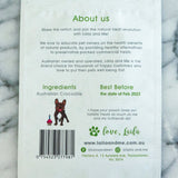 Laila & Me Dried Australian Air Dried Crocodile Jerky Dog Treats 70g