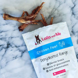 Laila & Me Dehydrated Australian Chicken Feet Dog Treats