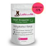 Laila & Me Dehydrated Australian Beef Snappies Dog Treats