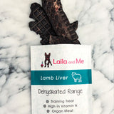 Laila & Me Dehydrated Australian Lamb Liver Cat & Dog Treats