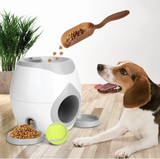 2 In 1 Interactive Ball Play Fetch and Treat Dispenser