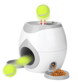 2 In 1 Interactive Ball Play Fetch and Treat Dispenser