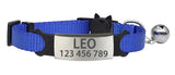 Laser Engraved Custom Pet Collar With Bell