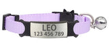 Laser Engraved Custom Pet Collar With Bell