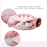 Foldable Cat Tunnel and Cat Bed