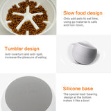 Els Pet Round Bottom Slow Feeder Pet Bowl