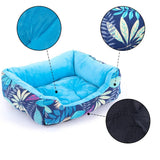 Tropical Party Print Dog Bed