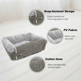 Four Options for Four Seasons Pet Bed with Mat Extender and Flip Over Blanket
