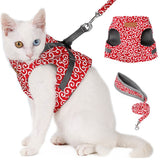 Soft and Comfortable Pet Harness and Leash Set for Puppy, Small Dog or Cat