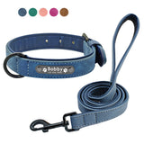 Personalized Pet Dog Collar & Leash Combo