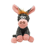 Corduroy Donkey Plush Squeaky Toy