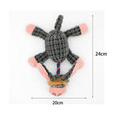 Corduroy Donkey Plush Squeaky Toy