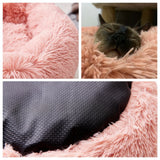 Round Donut Bed for Cat or Dog