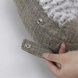 Four Options for Four Seasons Pet Bed with Mat Extender and Flip Over Blanket