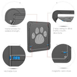 Magnetic Pet Flap with Latch Locks for Screen Door