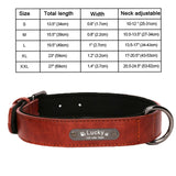 Personlised PU Leather Dog Collar