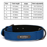 Personlised PU Leather Dog Collar