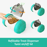 Interactive Tap and Tumble Treat Toy & Slow Feeder