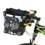 Patterned Folding Bike Basket