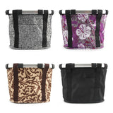 Patterned Folding Bike Basket