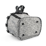 Patterned Folding Bike Basket