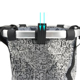 Patterned Folding Bike Basket