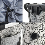 Patterned Folding Bike Basket