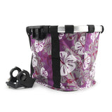Patterned Folding Bike Basket