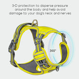 No-Pull Dog Harness with Handle, Padded Vest and Adjustable Straps