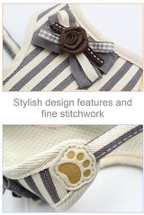 Step Out In Style Pet Harness and Leash Set for Puppy, Small Dog or Cat