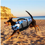 Cool Camo Dog Adjustable Floatation Vest with Rescue Handle