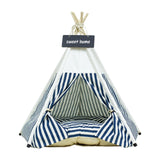 Pet Teepee with Cushion Base for Small to Medium Pets