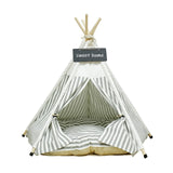 Pet Teepee with Cushion Base for Small to Medium Pets