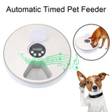 6 Meal Automatic Timer Feeder for Cats or Dogs