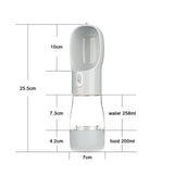 Handy Food and Water Portable Pet Bottle Duo