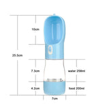 Handy Food and Water Portable Pet Bottle Duo