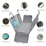 Dog Car Seat Cover / Hammock with Mesh Window