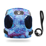 Seascape Body Harness Vest and Leash Set for Small and Tiny Pets