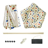 Pet Teepee with Cushion Base for Small to Medium Pets