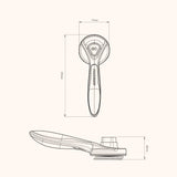 Metal Pin Brush for Cats and Dogs