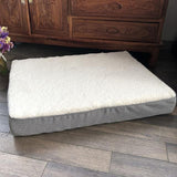 Benepaw Dog Bed with Washable Cover and High Base Memory Foam