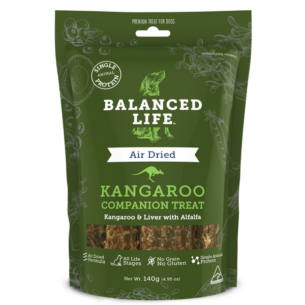 Balanced Life Companion Treat Kangaroo For Dogs 140G