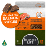 Balanced Life Enhanced Raw Air Dried Salmon & Kibble - 2.5kg & 9kg