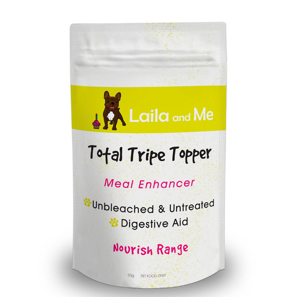 Laila & Me Green Beef Tripe Powder Meal Enhancer for Dogs 50g