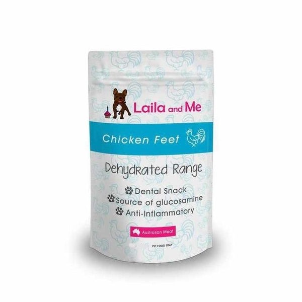 Laila & Me Dehydrated Australian Chicken Feet Dog Treats