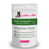 Laila & Me Dehydrated Australian Beef Snappies Dog Treats