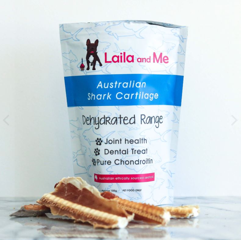 Laila & Me Dehydrated Australian Shark Cartilage - Crunchy Dog Treats